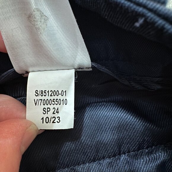 Banana Republic Wide Leg Navy Blue Trousers Pants Slacks Women's size 8 - Picture 5 of 8